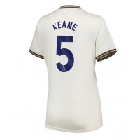 Camisa de Futebol Everton Michael Keane #5 Equipamento Alternativo Mulheres 2024-25 Manga Curta